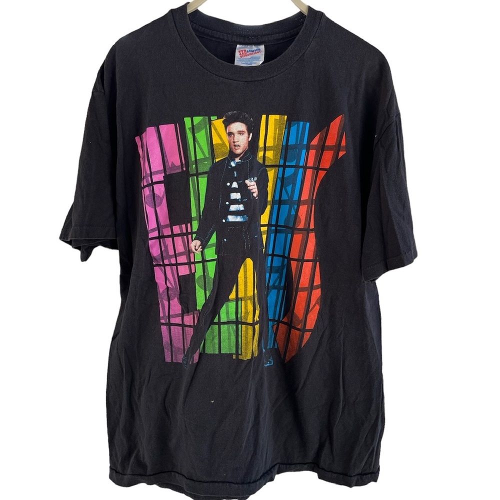 Vintage Elvis Presley Black Jailhouse Rock Shirt